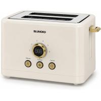Blunord tostapane 2 fette dig. con display led 750-850w cream