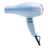 Elmot phon x2 1500-1800w mot.professionale azzurro perlato